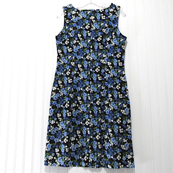 90s Cotton Sheath Dress, Size 12 - Picture 3 of 8